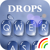 Water Drops Theme - Keyboard Theme for Android