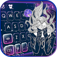 Тема для клавиатуры Galaxy Girl