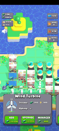 Android application Energy Venture screenshort