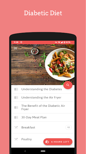 Android application Diabetic Air Fryer Cookbook screenshort