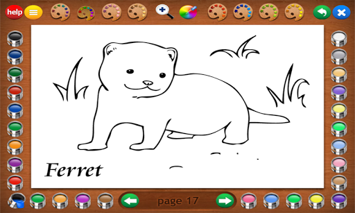 Coloring Book 18: Forest Babie Screen 3