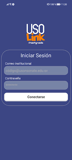 USOLink Postgrado Screen 2