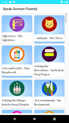 Learn German in Urdu Screen 2