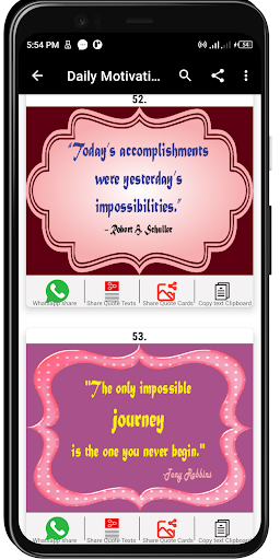 Daily Motivational Quotes Screen 2