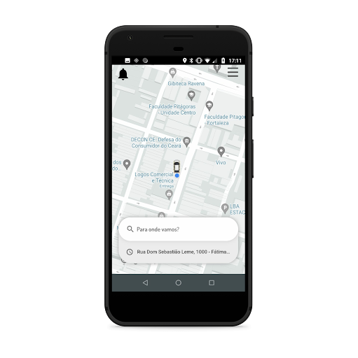 Android application Topee - Passageiro screenshort