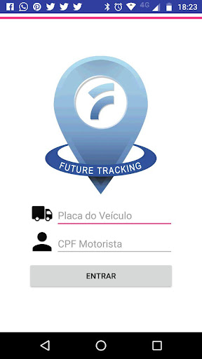 Android application Future Tracking screenshort