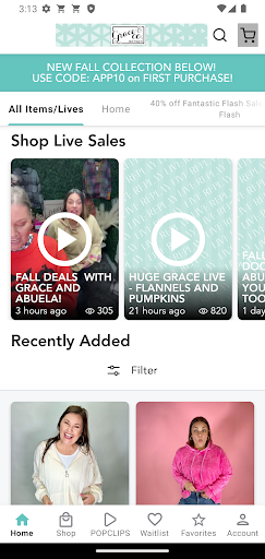 Screenshot of Grace Co Boutique