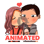 Cover Image of Unduh NEW Animated Love Story Sticker for WAStickerApps 1.0 APK