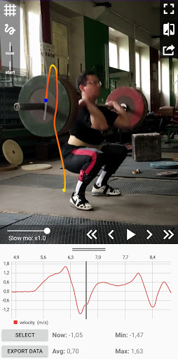 WL Analysis - bar path tracker Screen 3