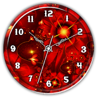Red Clock Live Wallpaper