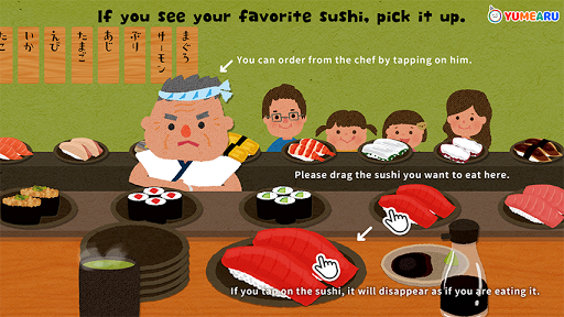 Android application Kuru Kuru Sushi Restaurant screenshort