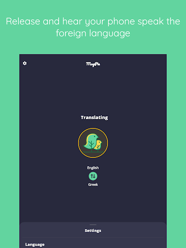 Screenshot of MagPie - Native speech