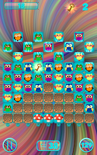Екранна снимка на пъзела Crazy Owls