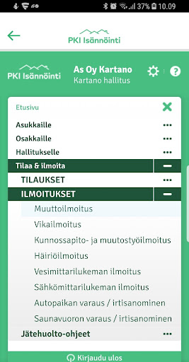 PKI Isännöinti Screen 3