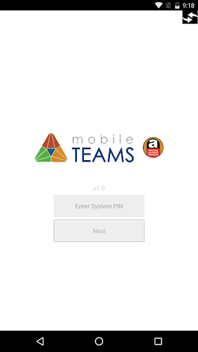 Android application TEAMS Portal screenshort
