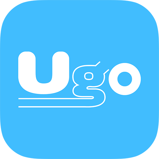 Ugo: grab taxi ride for travel logo