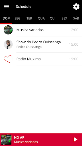 Radio Muxima Screen 2