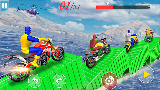 Captura de Pantalla 12 juegos de motos de carreras de android