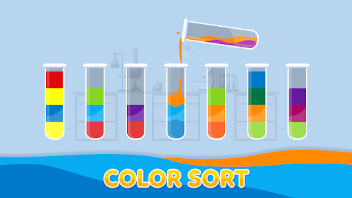 Android application Lab Liquid Sorting screenshort