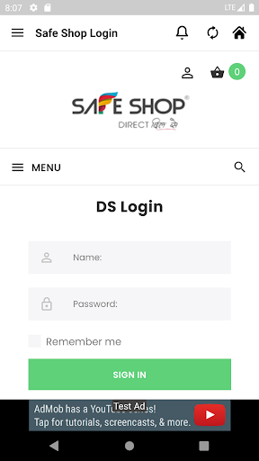 Safe Shop Login - 2023