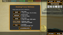 screenshot of Desktop Tower Defense