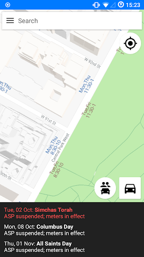 FreePark NYC - street parking Screen 2
