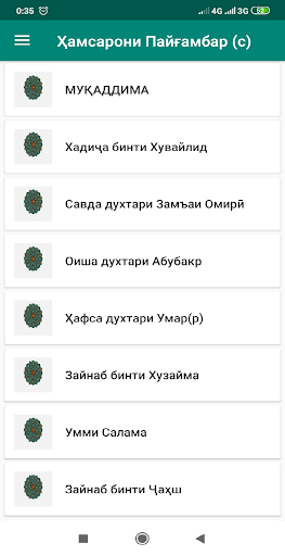ҲАМСАРОНИ ПАЙҒАМБАР (С). Screen 3