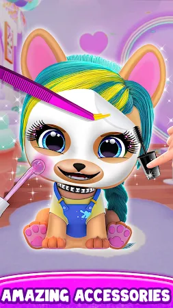 Game screenshot Hairstyle: pet care salon game apk download