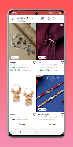 Jewellery Online Shopping App Screen 3