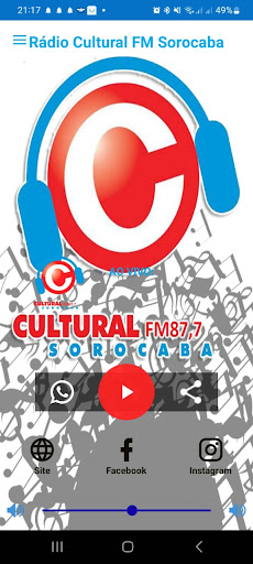 Android application Radio Cultural Fm Sorocaba screenshort