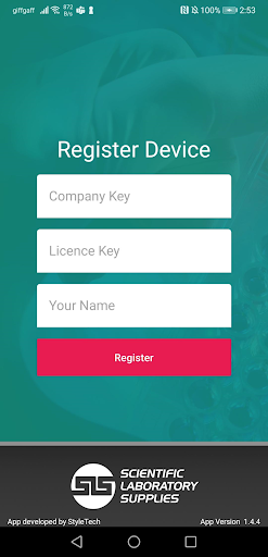 SLSconnect Screen 2