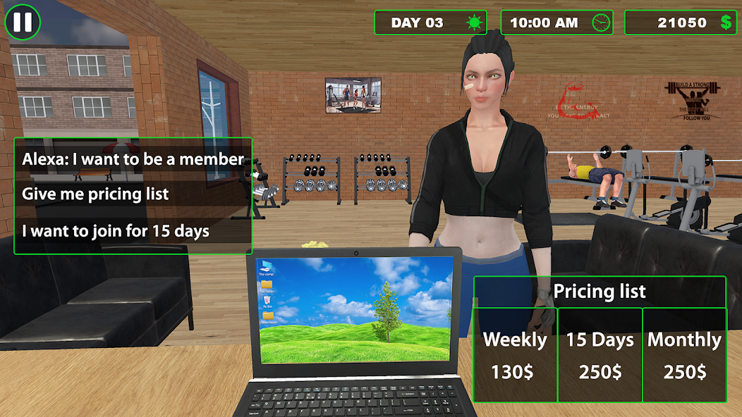Body Building Tycoon 3D 1.02 APK + Modificación (Unlimited money) para Android