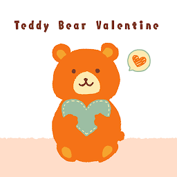 Imazhi i ikonës Teddy Bear Valentine Theme