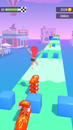 Skate Girl 3D - Screenshot 4