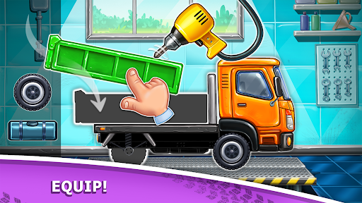 Truck games - build a house 1