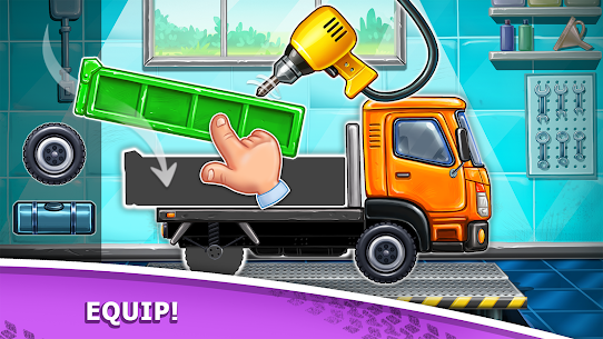 Truck games – build a house 1