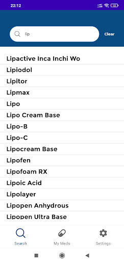 CareRxInform Screen 2