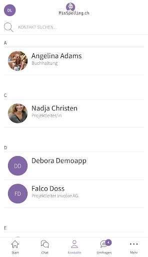 Android application The Gang screenshort