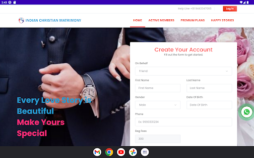 Indian Christian Matrimony