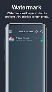 White Mouse Private Messenger Capture d'écran