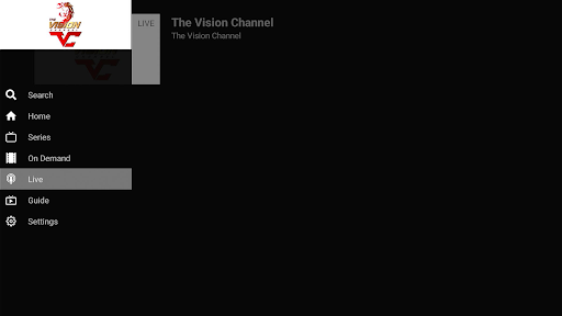 The Vision Channel Screen 3