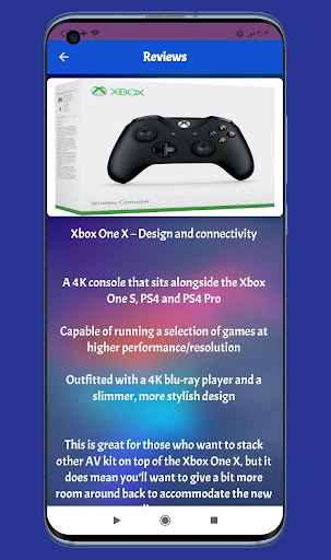 x box one x Guide Screen 3