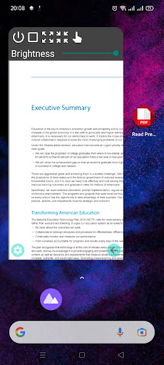 Utility Floating PDF Reader Screen 2