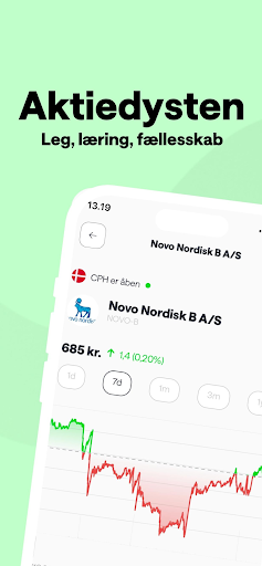 Android application Aktiedysten screenshort