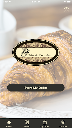 Android application Patisserie Florentine screenshort