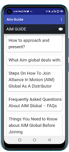 AIM Global Distributors App