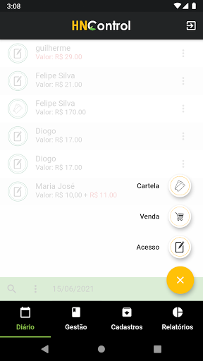 HN Control Screen 3