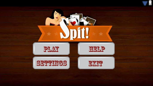 Android application Spit! Speed! Slam! Card Game screenshort