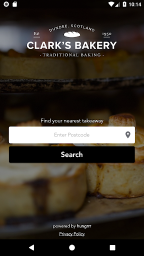 Android application Clark's Bakery screenshort