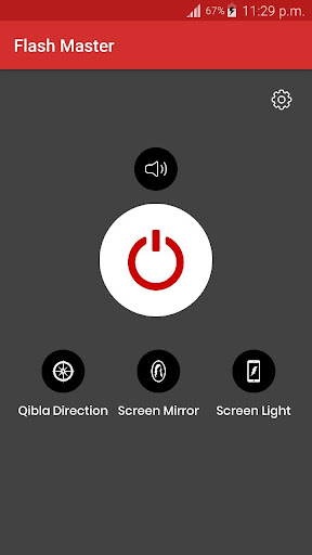Android application Flash Light -Compass-Mirror screenshort